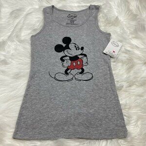 NEW Disney Women's Junior Size Small 3/5 Mickey Mouse Tank Top